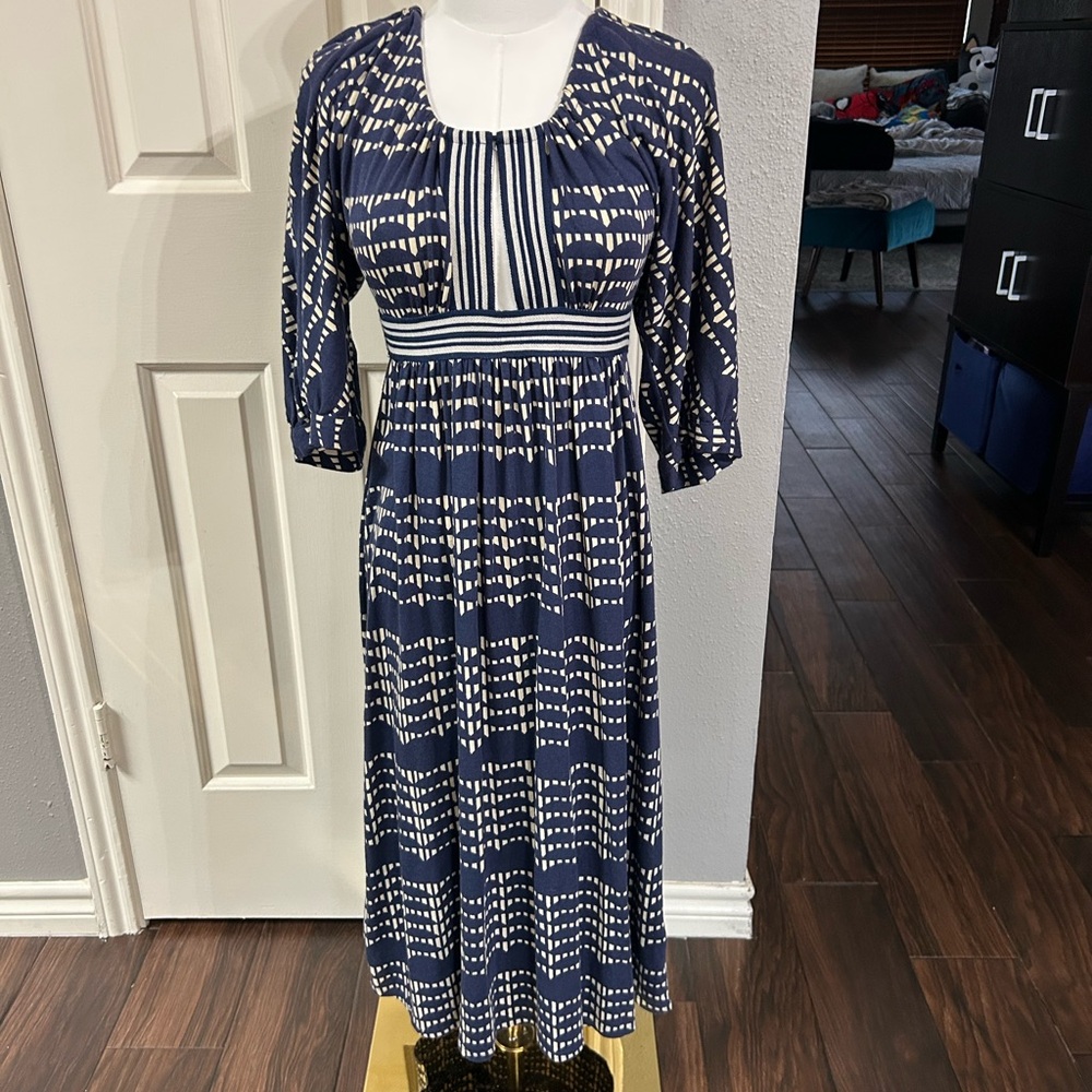 Women’s Anthropology Plenty By Tracy Reese Cotton Blend Midi Dress Size Small